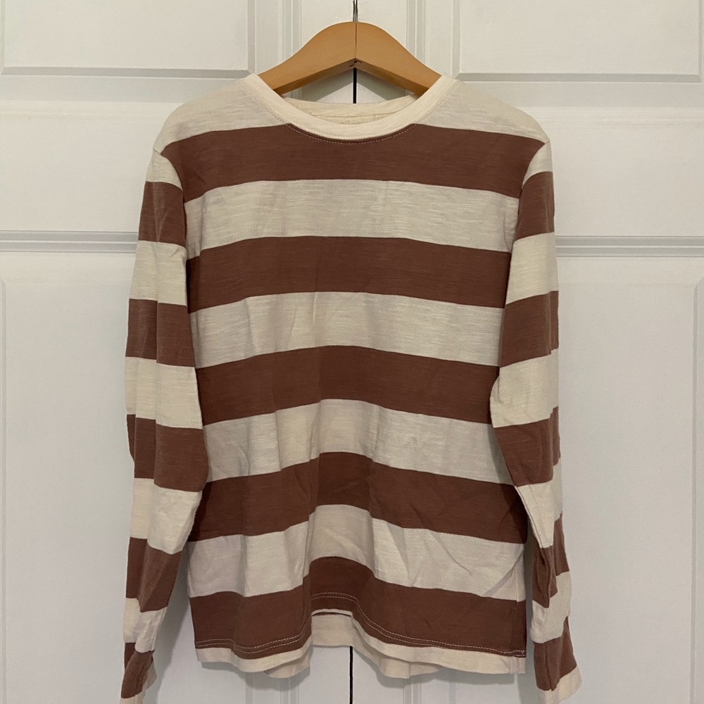 Rylee + Cru Boys Striped Long Sleeve Shirt
